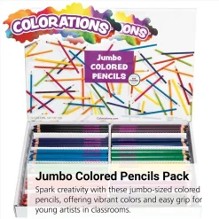 Colorations® Jumbo Size Colored Pencils Value Pack - Set of 120