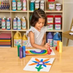 Colorations® Jumbo Tempera Paint Sticks - 6 Colors
