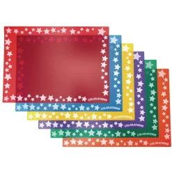 Colorations® Keep-It-Clean Plastic Art Mats - Set of 6