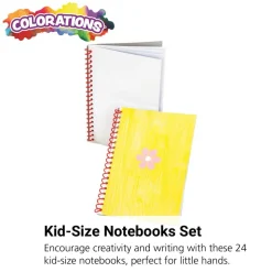 Colorations® Kid-Size Notebooks - Set of 24