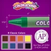 Colorations® Large Crayons - 8 Colors, Set of 400