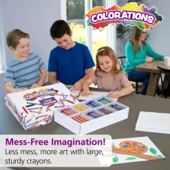 Colorations® Large Crayons - 8 Colors, Set of 400