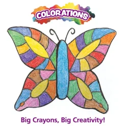 Colorations® Large Crayons - 8 Colors, Set of 400