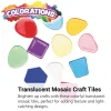 Colorations® Large Translucent Mosaic Craft Tiles - 1 lb.