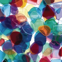 Colorations® Large Translucent Mosaic Craft Tiles - 1 lb.