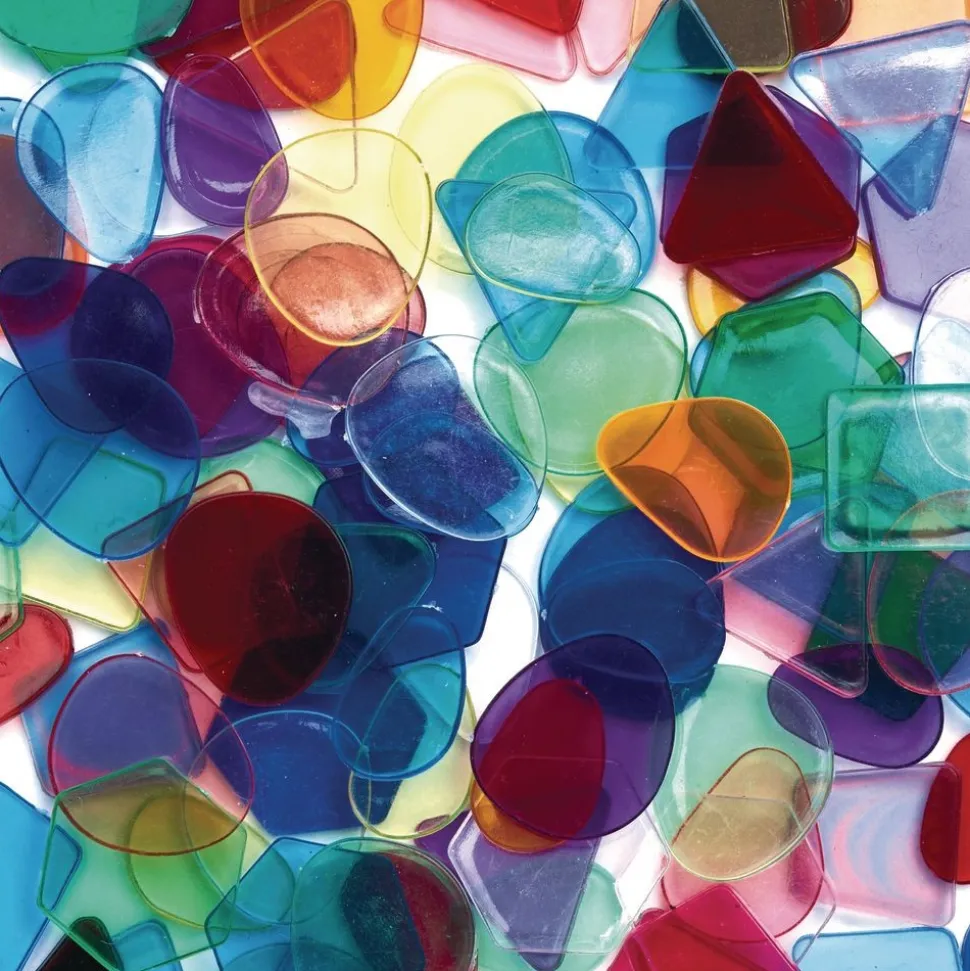 Colorations® Large Translucent Mosaic Craft Tiles - 1 lb.