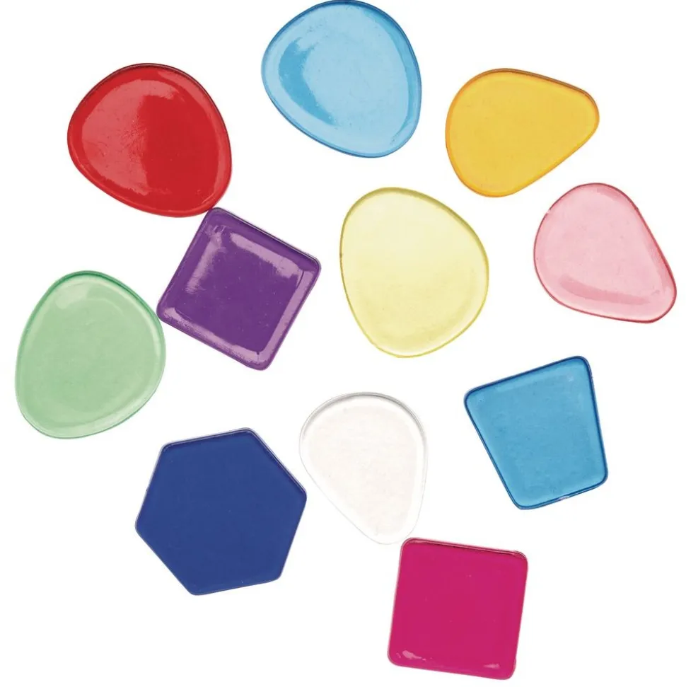 Colorations® Large Translucent Mosaic Craft Tiles - 1 lb.