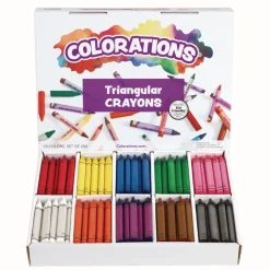 Colorations® Large Triangular Crayons Value Pack - Set of 200