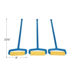 Colorations® Long Handle Rollers Set of 3