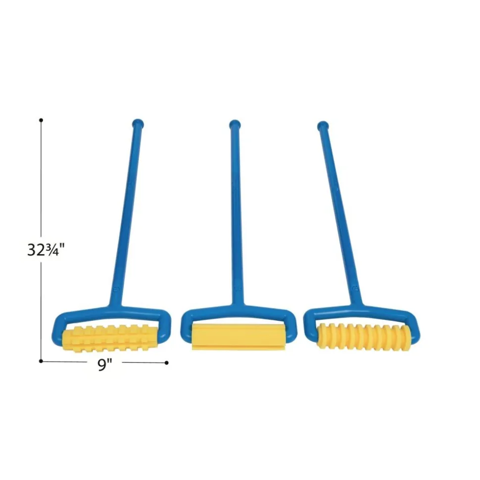 Colorations® Long Handle Rollers Set of 3