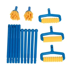 Colorations® Long Handle Rollers, Giant Brushes & Reusable Paint Tray Kit