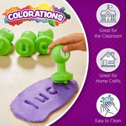 Colorations® Lowercase Dough Stampers - Set of 26