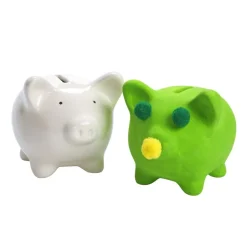 Colorations® Lucky Piggy Bank Art - Makes 12 Crafts