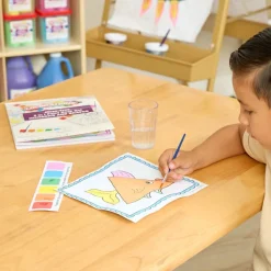 Colorations® Mess-Free 3 in 1 Paint Set - Numbers and Shapes - Set of 6