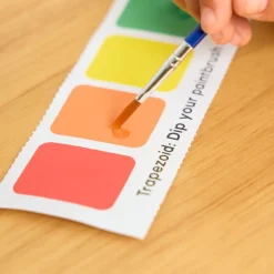 Colorations® Mess-Free 3 in 1 Paint Set - Numbers and Shapes - Set of 6