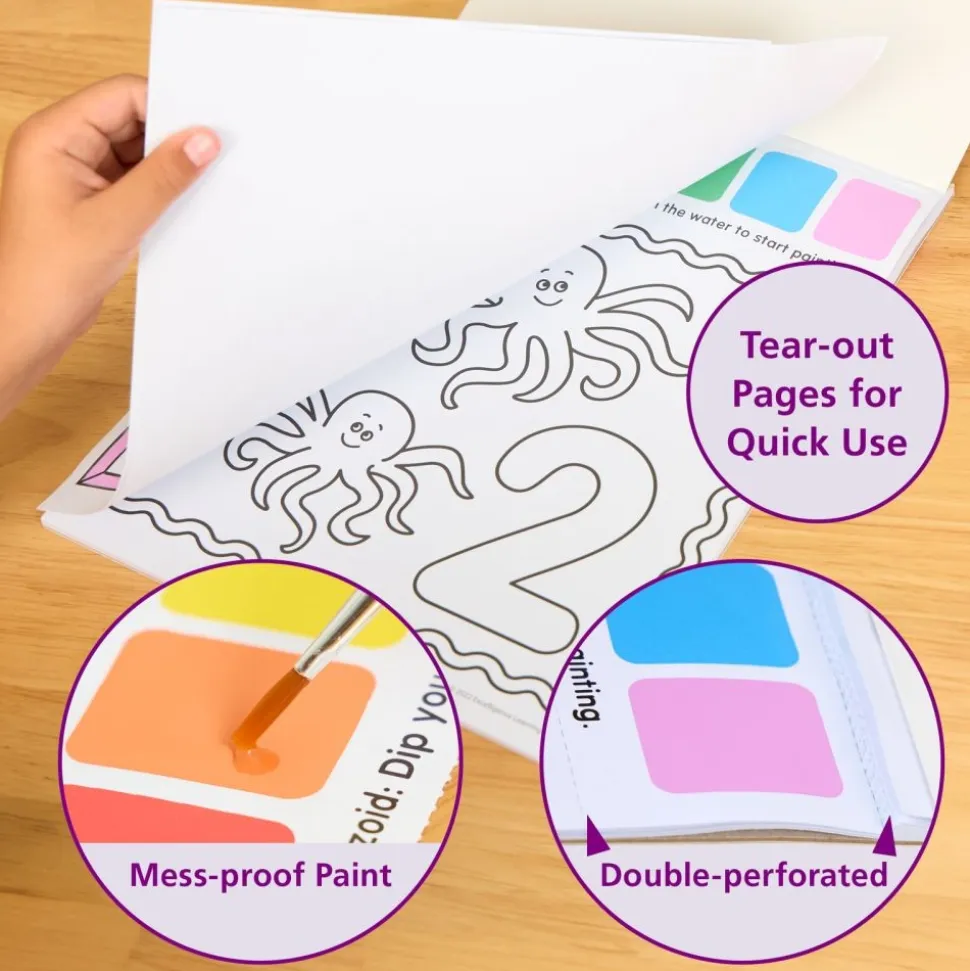 Colorations® Mess-Free 3 in 1 Paint Set - Set of 6