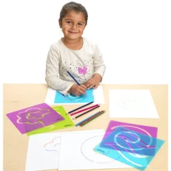 Colorations® Mindfulness Stencils - Set of 6