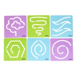 Colorations® Mindfulness Stencils - Set of 6