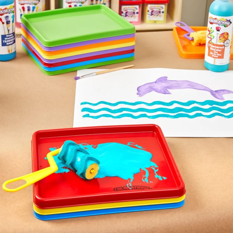 Colorations® Mini Art Trays - Set of 12