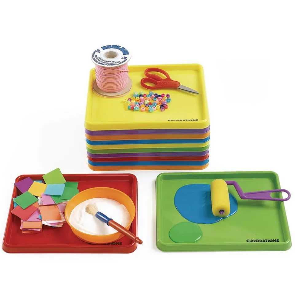 Colorations® Mini Art Trays - Set of 12