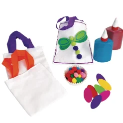 Colorations® Mini Canvas Tote Bags - Set of 24