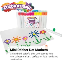 Colorations® Mini Dabber Dot Markers - Set of 24