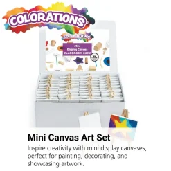 Colorations® Mini Display Canvas Classroom Pack - Set of 48