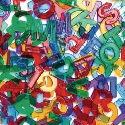 Colorations® Mini Letter Jewels - 8 of each letter, Total of 208 Pieces
