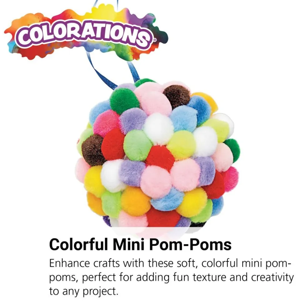 Colorations® Mini Pom-Poms - 450 Pieces