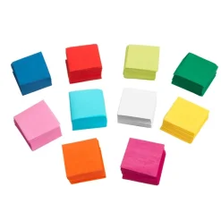Colorations® Mini Tissue Squares, 10 Colors - 5000 Pieces