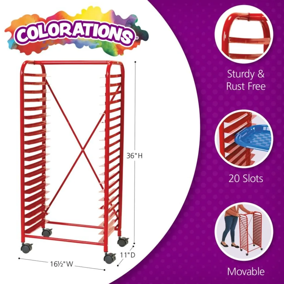 Colorations® Mobile Art Rack