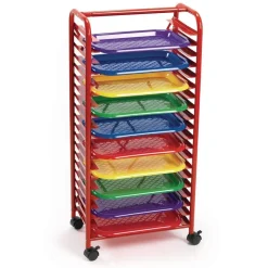 Colorations® Mobile Art Rack with 10 Trays