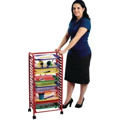 Colorations® Mobile Art Rack with 10 Trays