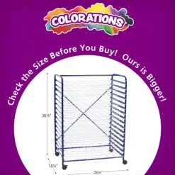 Colorations® Mobile Classroom Drying Rack