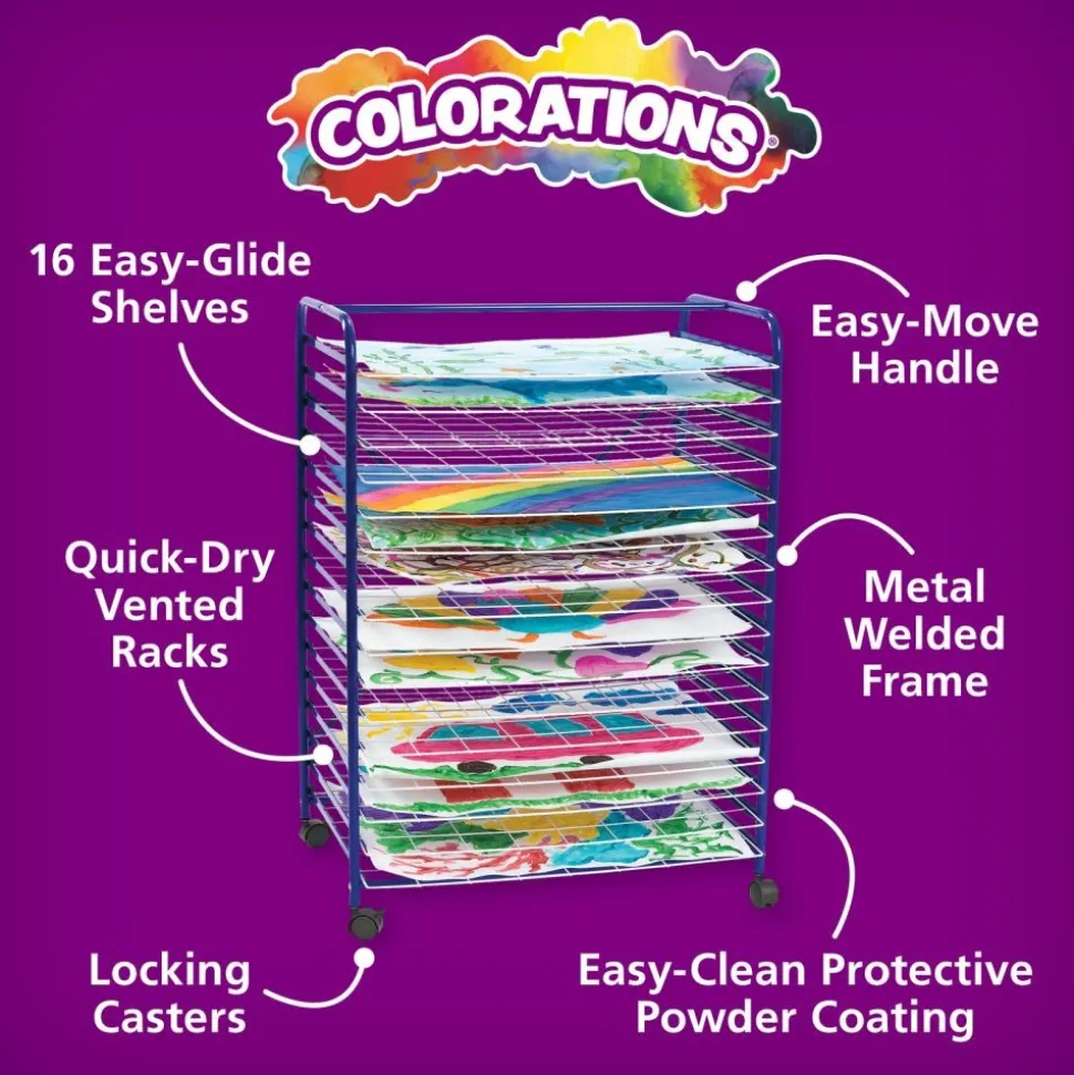 Colorations® Mobile Classroom Drying Rack
