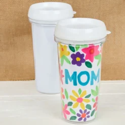 Colorations® Mother’s Day Custom Travel Mug Creations - Makes 12 Craft Kits