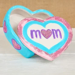 Colorations® Mother’s Day Heart Keepsake Boxes - Makes 6 Crafts