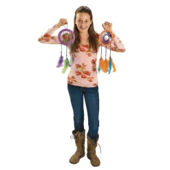 Colorations® Native American Dream Catcher Craft Kit - Kit for 12