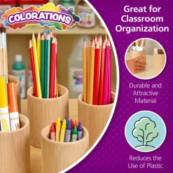 Colorations® Natural Bamboo Cups- Set of 8