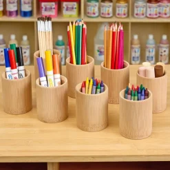 Colorations® Natural Bamboo Cups- Set of 8