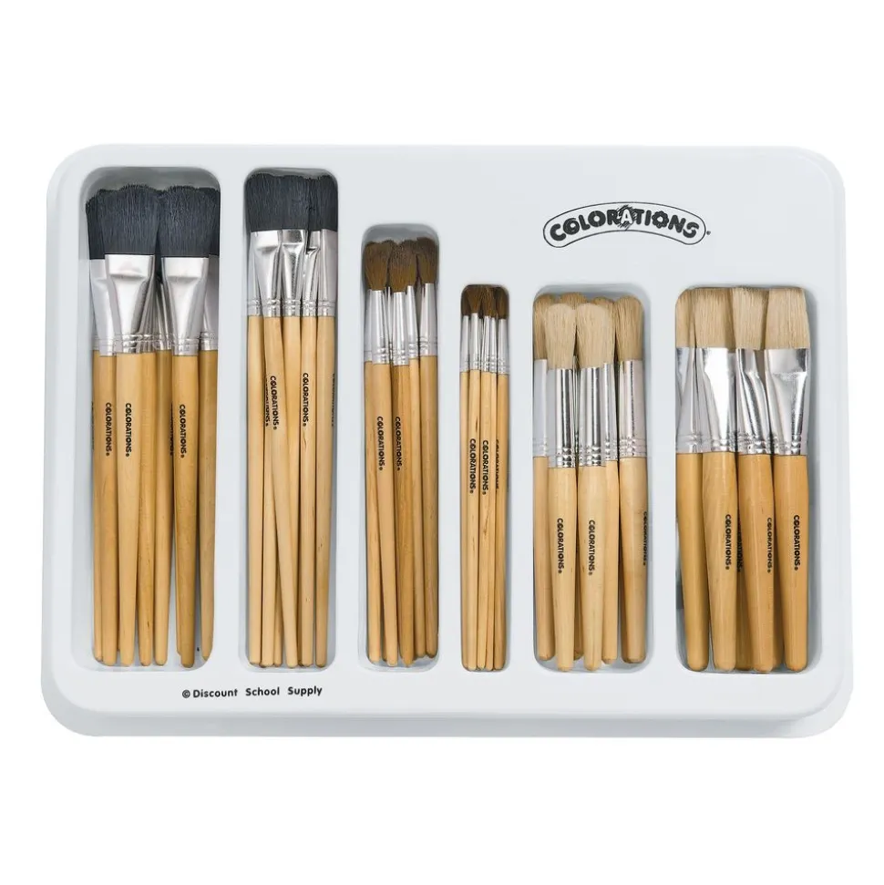 Colorations® Natural Brush Classroom Value Pack