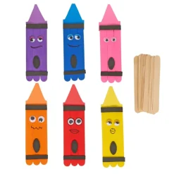 Colorations® Natural Craft Stick Classroom Pack - 1,200 Pieces