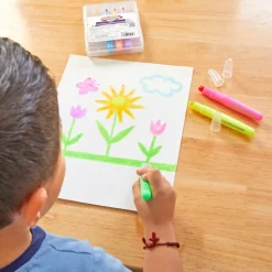 Colorations® Neon Smooth & Silky Sticks - 6 Colors
