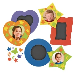 Colorations® No-Glue Fun Foam Frames - Set of 36