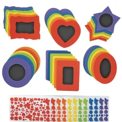 Colorations® No-Glue Fun Foam Frames - Set of 36