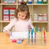 Colorations® Organizing Rack with 25 Assorted Paint Brushes