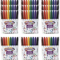 Colorations® 12 Packs of Dry Erase Markers, Fine Tip, 12 Sets