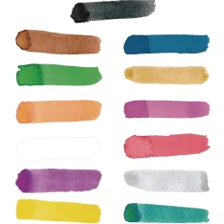 Colorations® Paraben-Free Liquid Watercolor Paints Classic Colors, 8oz. - Set of 13