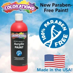 Colorations® Paraben-Free Prism Acrylic Paint Set- 12 Colors