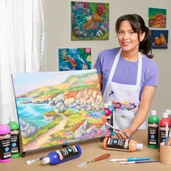 Colorations® Paraben-Free Rainbow Acrylic Paint Set- 6 Colors